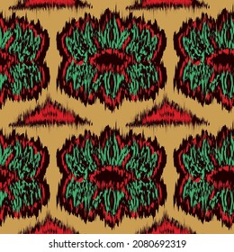 Tribal pattern vector seamless. Vintage  ornament, vector illustration