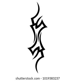 tribal pattern vector tattoo art design, isolated illustration abstract pattern on white background, tattoos art designs tribal vector.