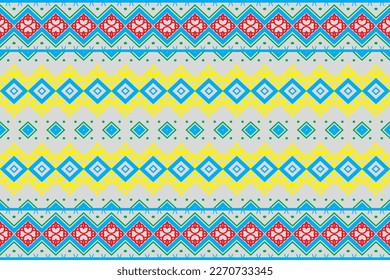 Tribal pattern vector. Traditional ethnic pattern design It is a pattern geometric shapes. Create beautiful fabric patterns. Design for print. Using in the fashion industry.