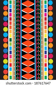 Tribal pattern,colorful.