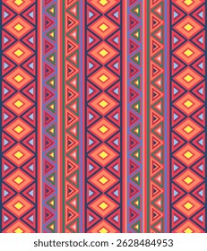 Tribal patterned design. African background, banner with tribal traditional grunge pattern, elements, vector concept illustration. For print, pattern, greeting card, textile, banner and fabric.