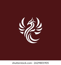 Tribal Phoenix of Rebirth Logo for sale.
