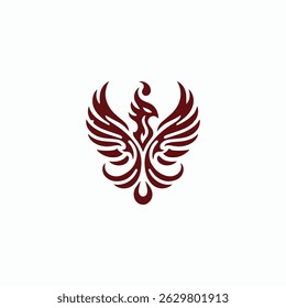 Tribal Phoenix of Rebirth Logo for sale.