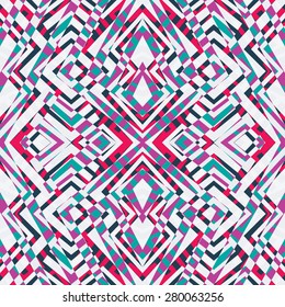 tribal psychedelic seamless pattern