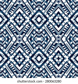 tribal psychedelic seamless pattern