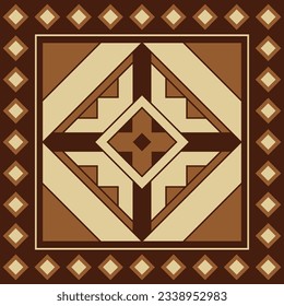 Tribal retro color vector seamless Navajo pattern. Aztec abstract geometric art print.Wallpaper, fabric design, fabric, tissue, cover, textile template.