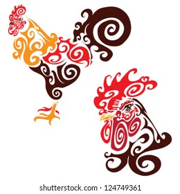 Tribal Rooster