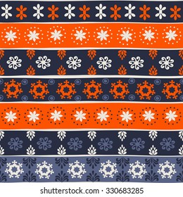 Tribal seamless  Christmas pattern. It can be used for cloth, jackets, bags, notebooks, cards, envelopes, pads, blankets, furniture, packing