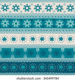 Tribal seamless Christmas pattern. It can be used for cloth, jackets, bags, notebooks, cards, envelopes, pads, blankets, furniture, packing