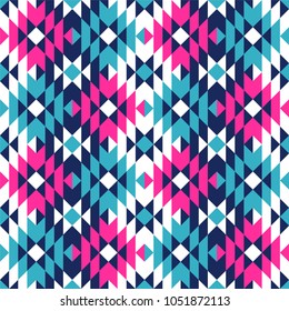 Tribal seamless colorful geometric pattern. Ethnic vector texture.Traditional ornament.