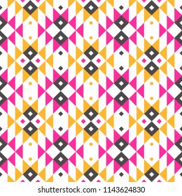 Tribal seamless colorful geometric pattern. Ethnic vector texture.Traditional ornament.