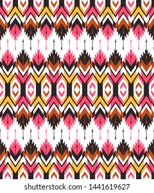 Tribal seamless colorful geometric pattern. Ethnic vector texture.Traditional ornament.