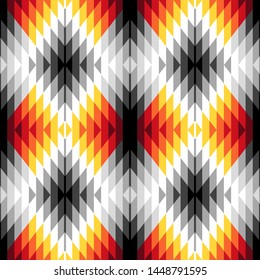 Tribal seamless colorful geometric pattern. Ethnic vector texture.Traditional ornament.