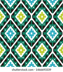 Tribal seamless colorful geometric pattern. Ethnic vector texture.Traditional ornament.
