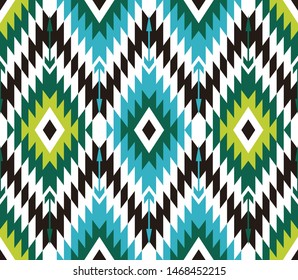 Tribal seamless colorful geometric pattern. Ethnic vector texture.Traditional ornament.