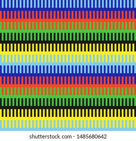 Tribal seamless colorful geometric pattern. Ethnic vector texture.Traditional ornament.