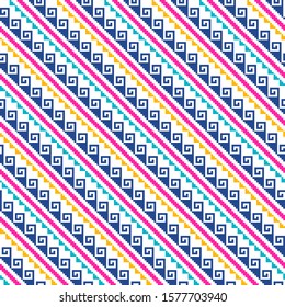 Tribal seamless colorful geometric pattern. Ethnic vector texture.Traditional ornament.