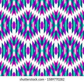 Tribal seamless colorful geometric pattern. Ethnic vector texture.Traditional ornament.