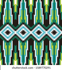 Tribal seamless colorful geometric pattern. Ethnic vector texture.Traditional ornament.
