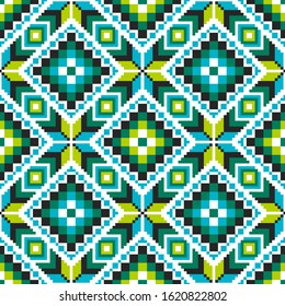 Tribal seamless colorful geometric pattern. Ethnic vector texture.Traditional ornament.