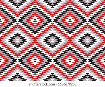 Tribal seamless colorful geometric pattern. Ethnic vector texture.Traditional ornament.