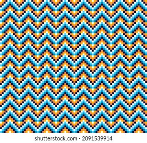 Tribal seamless colorful geometric pattern can be used for wallpaper, pattern fills, web page background, surface textures
