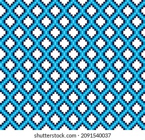 Se puede utilizar un patrón geométrico tribal sin costuras de color para papel tapiz, rellenos de patrones, fondo de página web, texturas superficiales