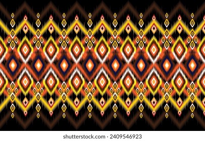 Tribal seamless colorful geometric pattern. Ethnic vector texture.Traditional ornament.