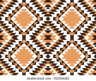 Tribal seamless colorful geometric pattern.