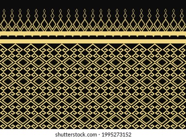 Tribal seamless geometric pattern, traditional ethnic motifs in folk style, texture, background.