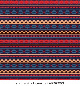 Tribal seamless native american pattern design