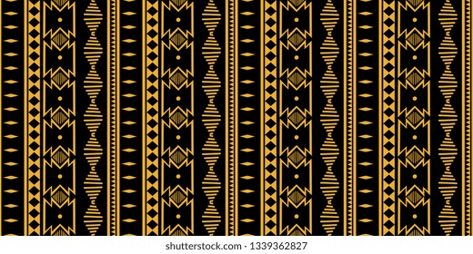 Tribal seamless pattern. African print decorative traditional vintage. Colorful abstract background. Hand drawn vector illustration trendy women fashion textile ready for print and wrapping.