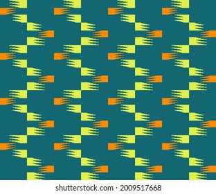 Tribal seamless pattern. African print ethnic geometric design cloth kente.
