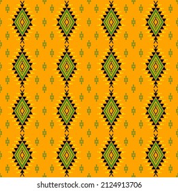 Tribal seamless pattern. African print. Ethnic geometric design. Cloth kente.