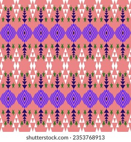 Tribal seamless pattern. African print.
