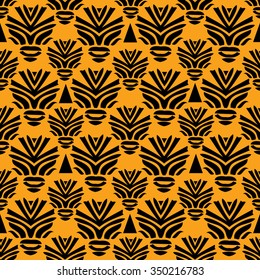 Tribal seamless pattern. African style vector illustration