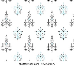 Tribal seamless pattern - Berber native signs ,ethnic background