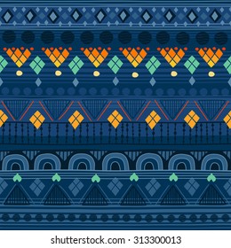 Tribal seamless pattern. It can be used for cloth, jackets , bags , notebooks , cards, envelopes , pads , blankets , furniture, packing