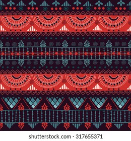 Tribal seamless pattern. It can be used for cloth, jackets , bags , notebooks , cards, envelopes , pads , blankets , furniture, packing