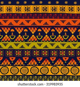 Aztec Seamless Pattern Vintage Soft Colors Stock Vector (Royalty Free ...