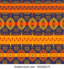Tribal seamless pattern. It can be used for cloth, jackets, bags, notebooks, cards, envelopes, pads, blankets, furniture, packing
