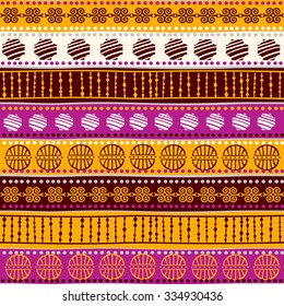 Tribal seamless pattern. It can be used for cloth, jackets, bags, notebooks, cards, envelopes, pads, blankets, furniture, packing
