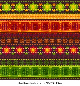 Tribal seamless pattern. It can be used for cloth, jackets, bags, notebooks, cards, envelopes, pads, blankets, furniture, packing