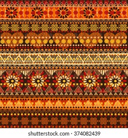 Tribal seamless pattern. It can be used for cloth, jackets, bags, notebooks, cards, envelopes, pads, blankets, furniture, packing