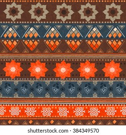Tribal seamless pattern. It can be used for cloth, jackets, bags, notebooks, cards, envelopes, pads, blankets, furniture, packing