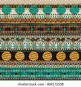 Tribal seamless pattern. It can be used for cloth, jackets, bags, notebooks, cards, envelopes, pads, blankets, furniture, packing