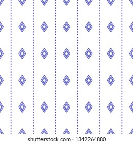 Tribal seamless pattern.  Ethnic texture with mexican motifs. Bohemian fashion. Eps10