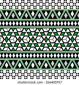 Tribal Seamless Pattern. Ethnic Vector Background. Arabic or African Style