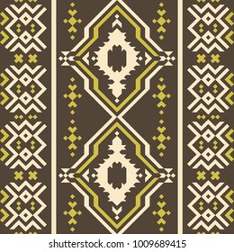 Tribal seamless pattern. Geometric design in ethnic style.