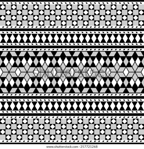 Tribal Seamless Pattern Geometric Pattern Ethnic Stock Vector (Royalty ...